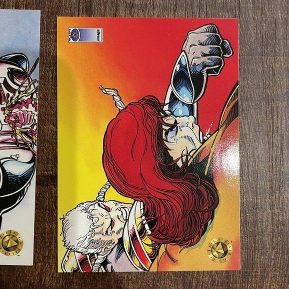 1993 Upper Deck VALIANT ERA Lot of 9 SERIES‎ 1 DEATHMATE COMICS TRADING CARDS - Picture 11 of 11
